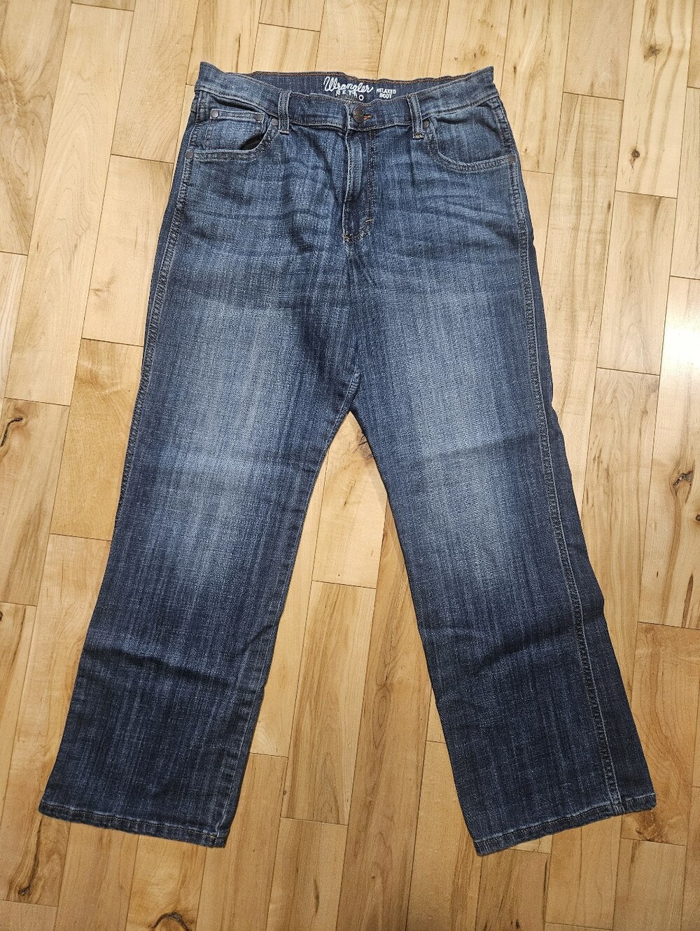 Wrangler Retro Relaxed Boot Boys 16 Husky - Picture 1 of 9